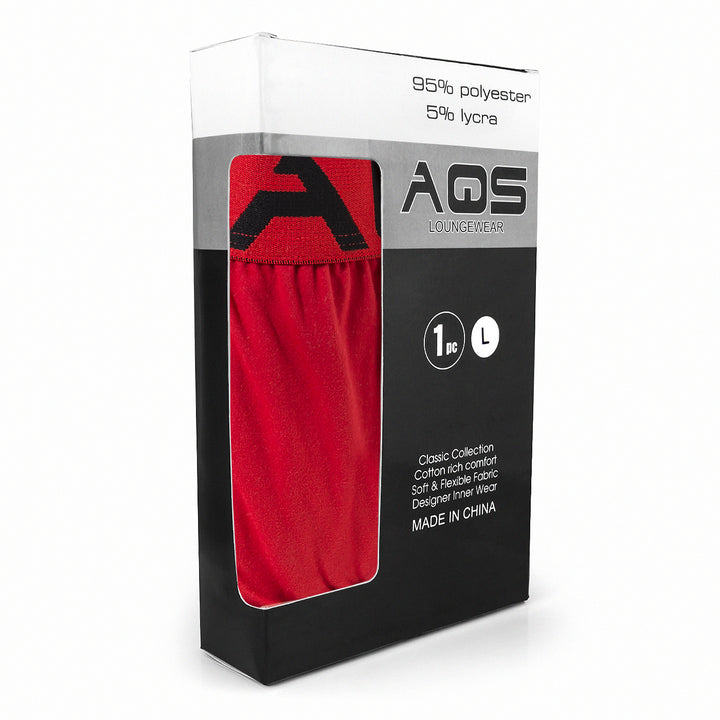 AQS Unisex Red Lounge Pants Image 2