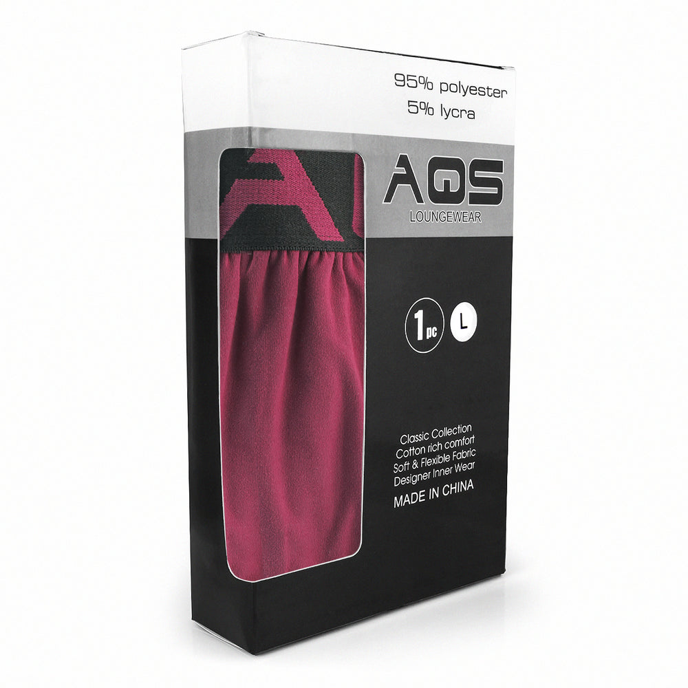 AQS Unisex Burgundy Lounge Pants Image 2