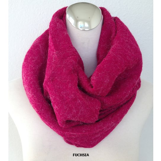 CASHMERE+VISCOSE Infinity Scarf Image 1