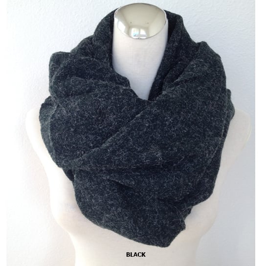 CASHMERE+VISCOSE Infinity Scarf Image 2