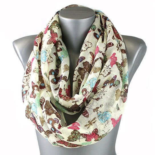 Dreamy Butterfly Infinity Scarf Image 4