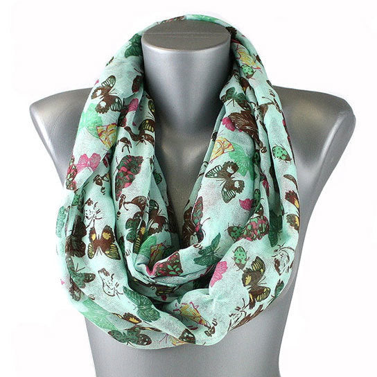 Dreamy Butterfly Infinity Scarf Image 1