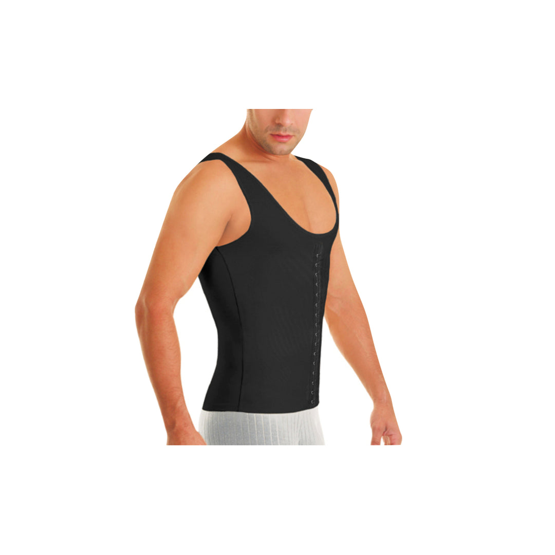 Men Waistcoat High-Compression Body Shaper in Regular and Plus Sizes Image 3