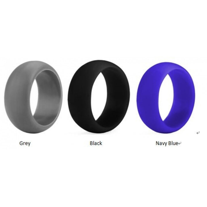 Unisex Silicone Active Rings- 3 colors (set) Image 3