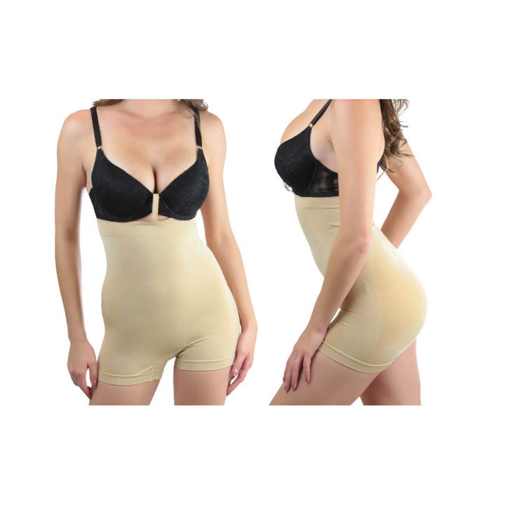 Womens High-Waisted Boyshort Shaper in Regular and Plus Sizes Image 3