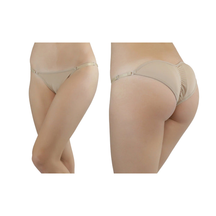 Womens Booty Booster Shapewear Tanga Panties Image 2