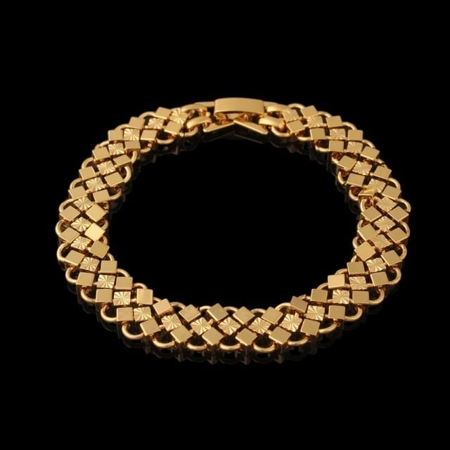 18k Gold Filled Fancy Bracelet Image 1