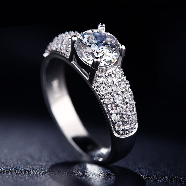 Diamond Engagement Wedding Ring Image 3
