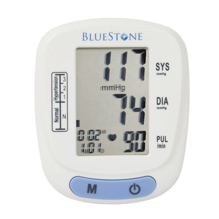 Automatic Wrist Blood Pressure Monitor with LCD Display Adjustable Cuff Case Image 3