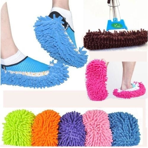 Pair of Mop Slippers Image 1