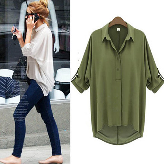 Fashion Bat sleeve shirt Image 1