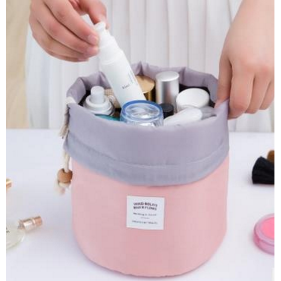 Outdoor Living Portable Commercial Storage Cosmetic Bags Wash Cylinder Bags(Random Color Image 3