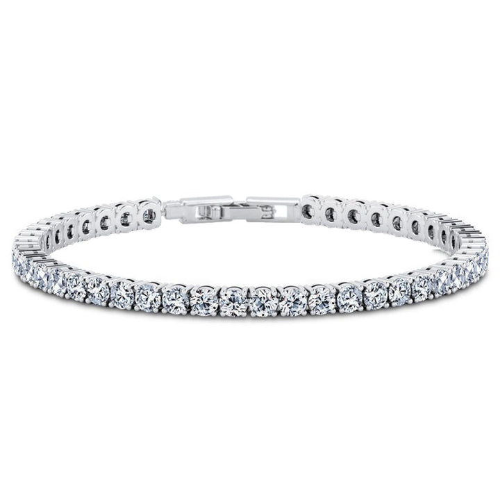 10.00 CTTW Cubic Zirconia Tennis Bracelet in 18K White Gold Yellow Gold or Rose Gold Image 1