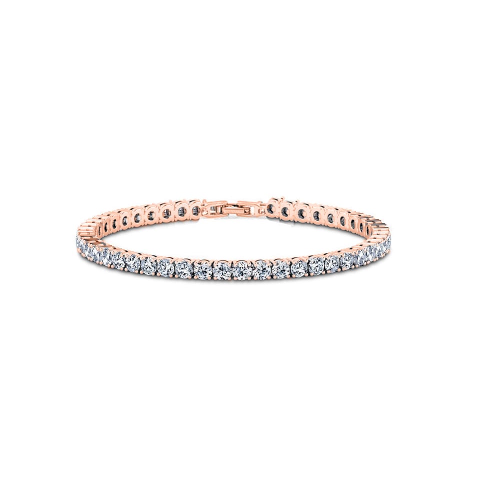 10.00 CTTW Cubic Zirconia Tennis Bracelet in 18K White Gold Yellow Gold or Rose Gold Image 1