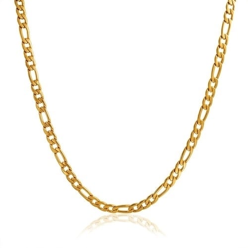 14K Gold Filled Figaro Chain 20" unisex Image 1