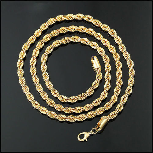 14K Gold Filled 2MM Rope Chain 20" necklace Image 1
