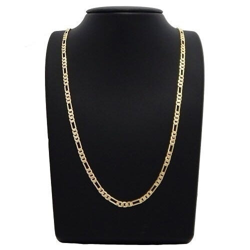 14K Gold Filled Thin Figaro Chain 24" unisex Image 1