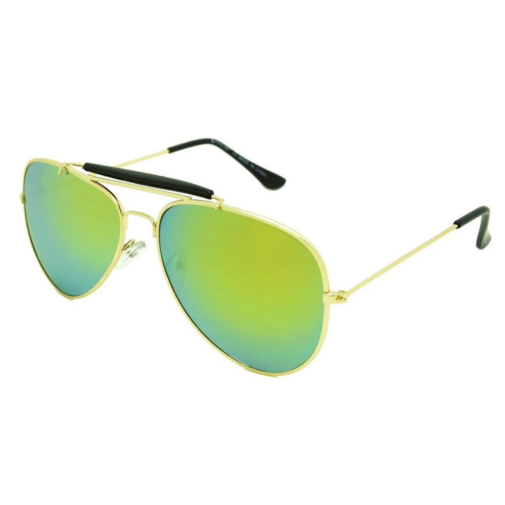 Dasein Men Classic Aviator Metal Frame Mirrored Polarized Sunglasses UV400 Protection 60mm Image 2