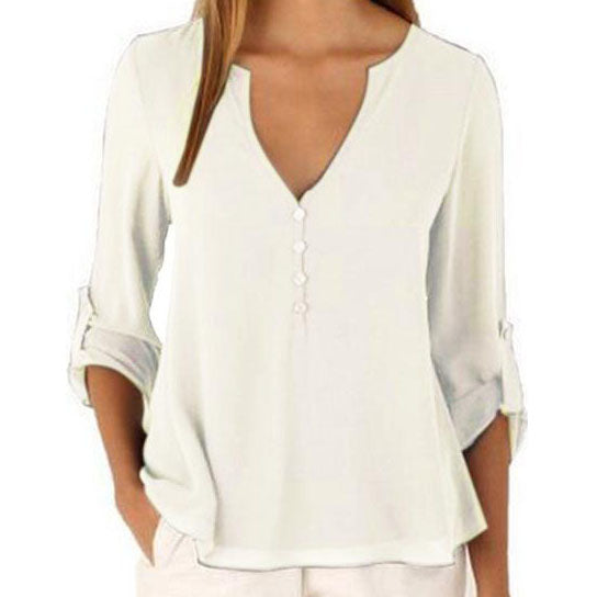 Simple Sophisticated Blouse in 5 Colors Image 4