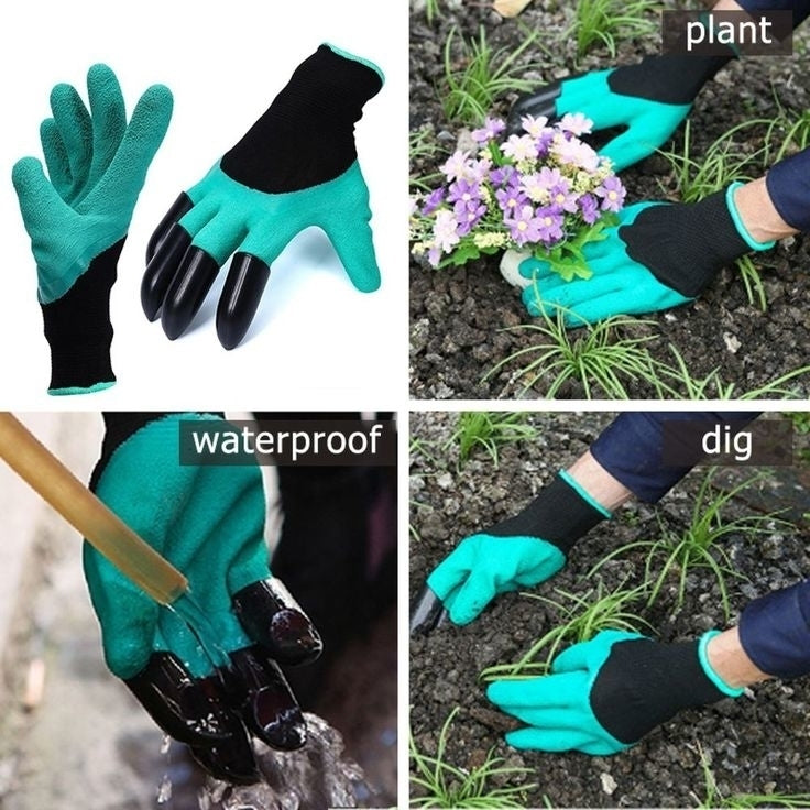 Weatherproof Claw Gloves for Gardening Planting and Digging Image 1