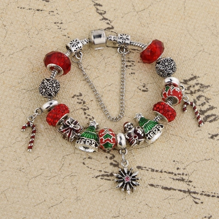 Christmas Charm Bracelet Snowflake Image 2