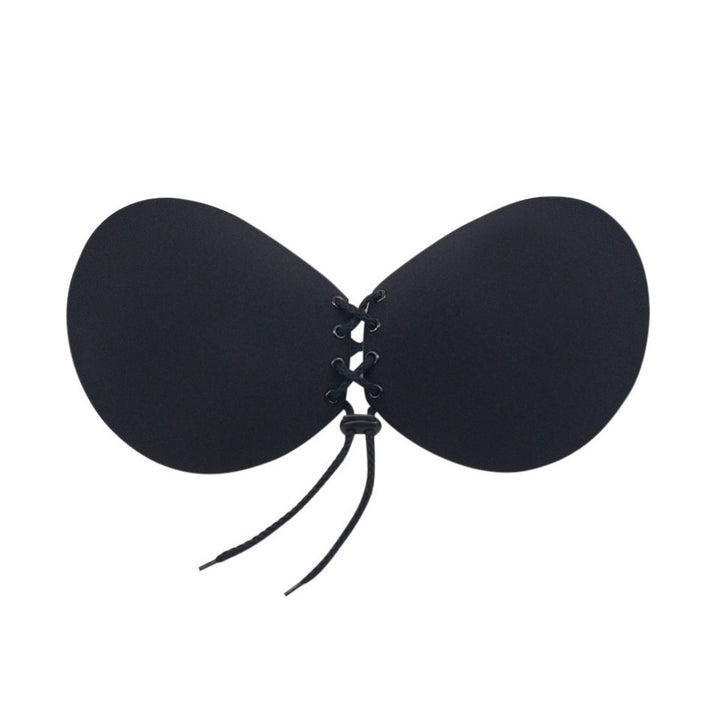 Strapless Backless Invisible Push-up Reusable Round Bra Image 3