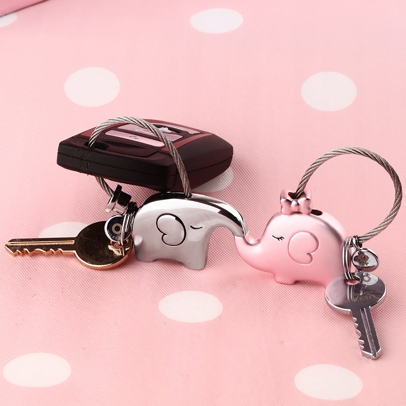 Elephant Love Keychain Set Black/Gold Image 4