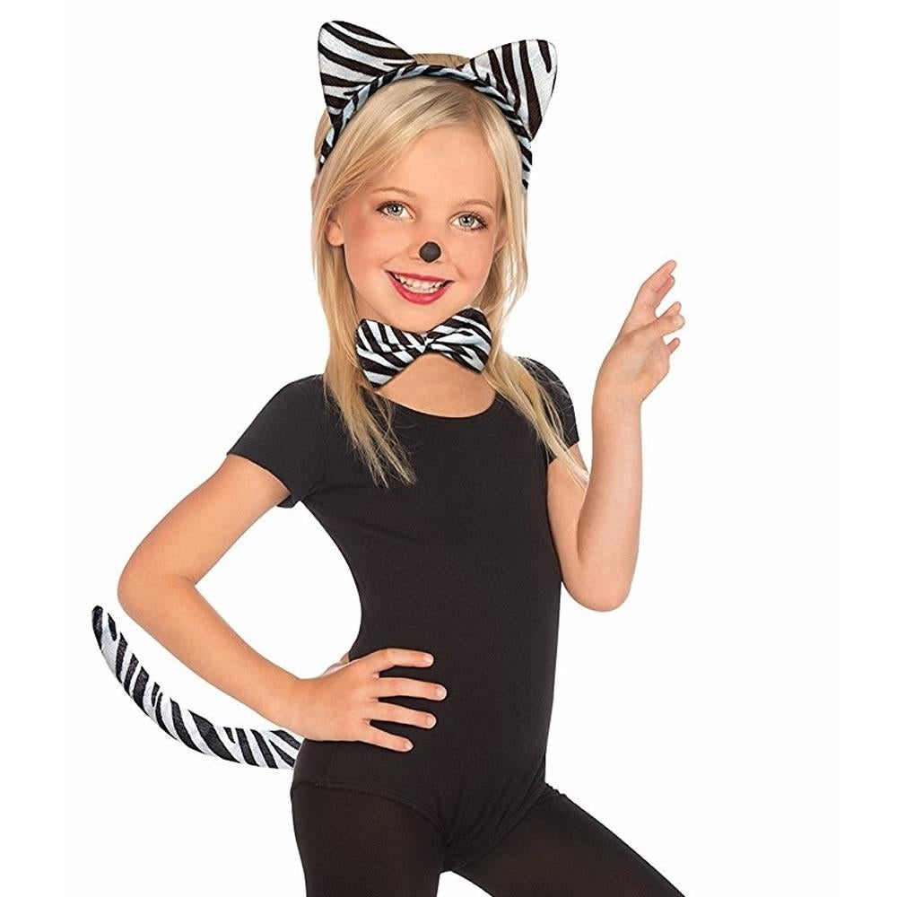 Forum Novelties Zebra Plush Accessory Kit Kids O/S Costume Dance Outfit 74017 Image 2