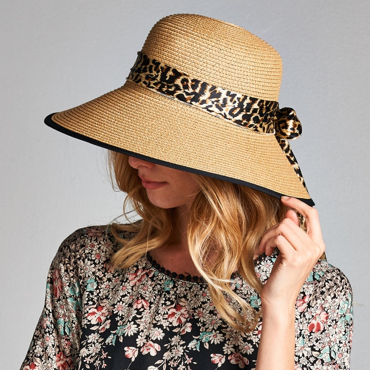 Straw Sun Hat with Ribbon Image 3