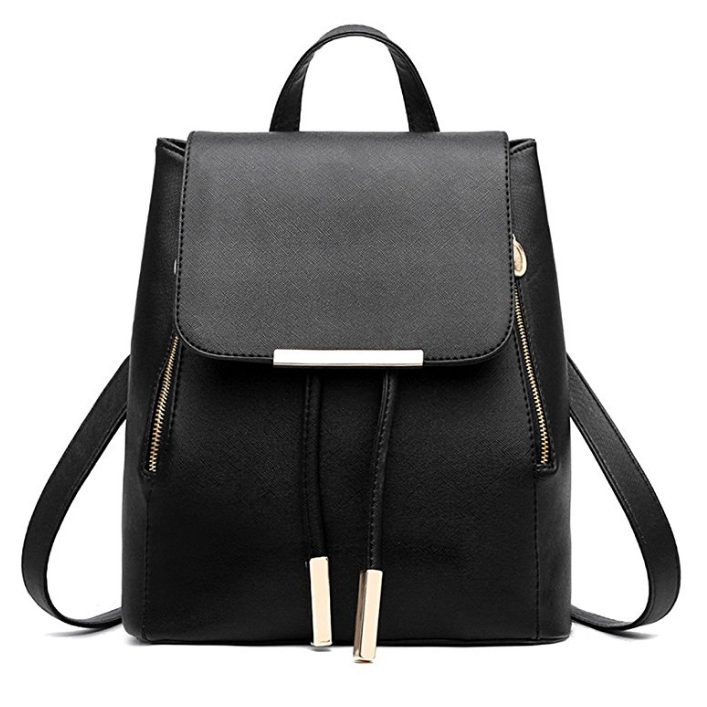 Casual Purse Fashion School Leather Backpack Shoulder Bag Mini Backpack for Image 1