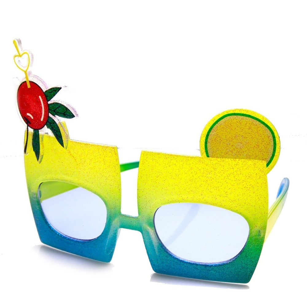 Cherry Cocktail Sunglasses Party Favor Novelty Drink Accessory UV400 Lenses Image 2