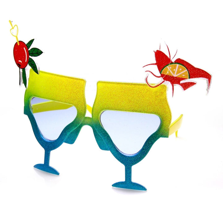 Cocktail Mixed Drink Party Time Celebration Novelty Sunglasses Image 2