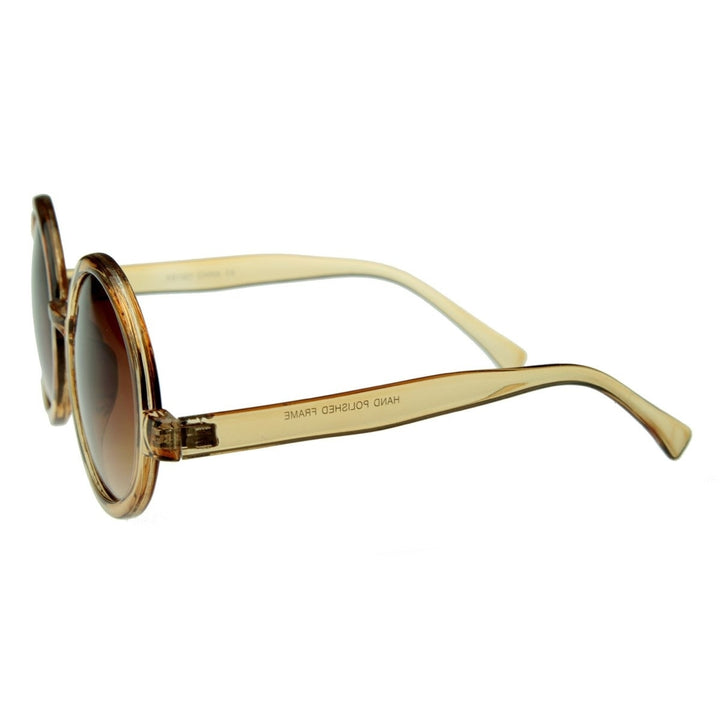Cute Mod-era Vintage Inspired Round Circle Sunglasses Image 3