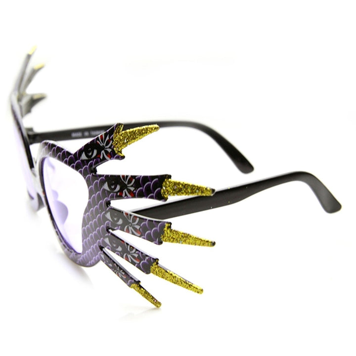 Dragon Claws Hydra Scales Monster Novelty Party Sunglasses Image 3
