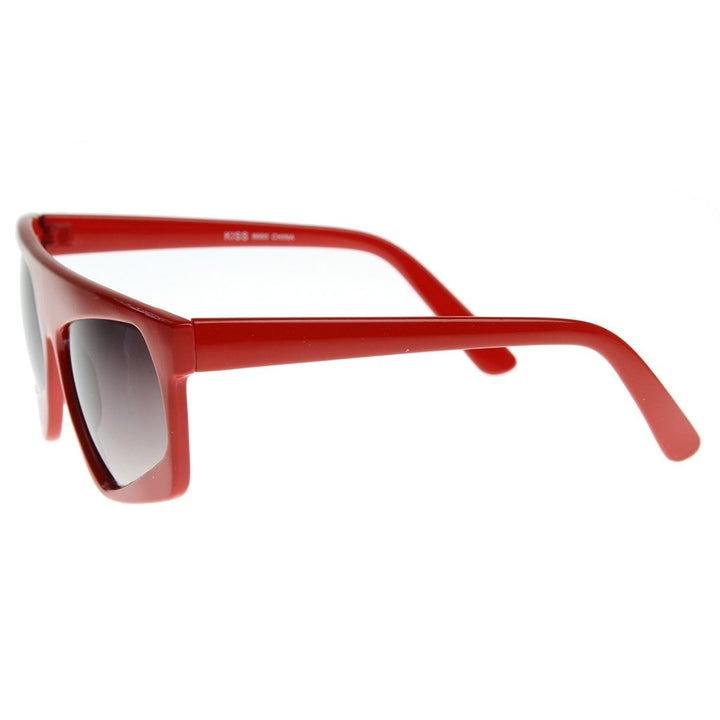 Futuristic Party Novelty Asymmetric Tilted Crooked Sunglasses Image 3