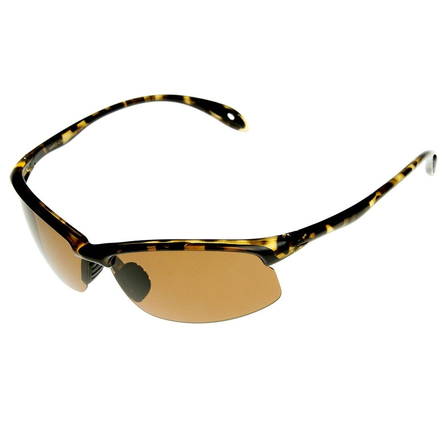 Polarized Half Frame Lightweight Action Sports Sunglasses Image 1