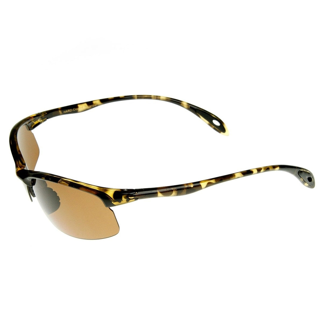 Polarized Half Frame Lightweight Action Sports Sunglasses Image 3
