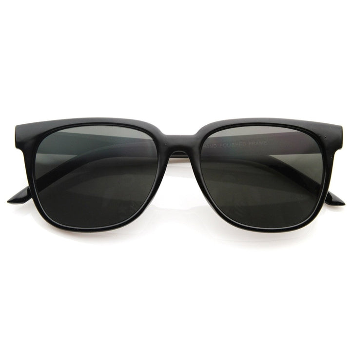 Retro Fashion Inspired Basic Horned Rim Horn Rimmed Style Sunglasses Image 1