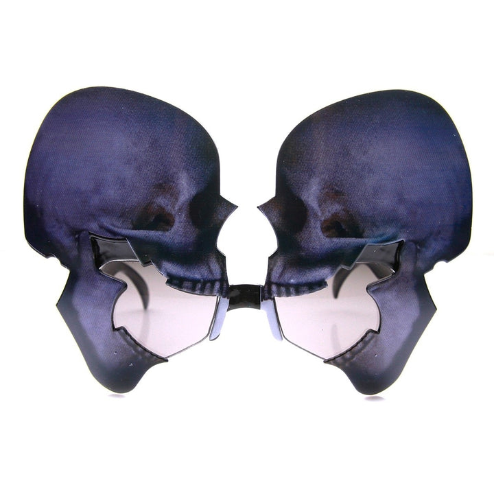 Skull Skeleton Head Glitter Halloween Costume Party Novelty Sunglasses Image 4