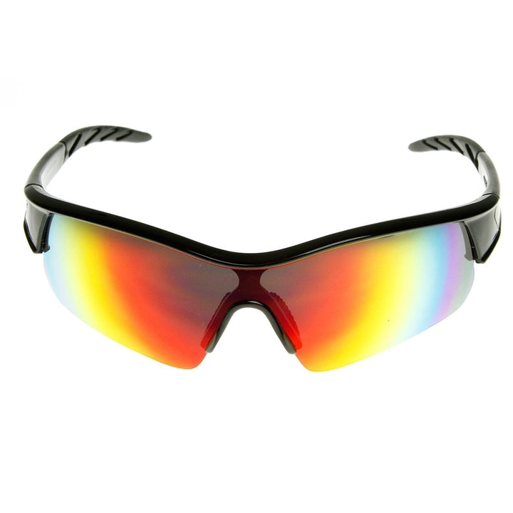 X Hunter Brand Semi Rimless Flash Mirror Lens Sports Sunglasses Image 2