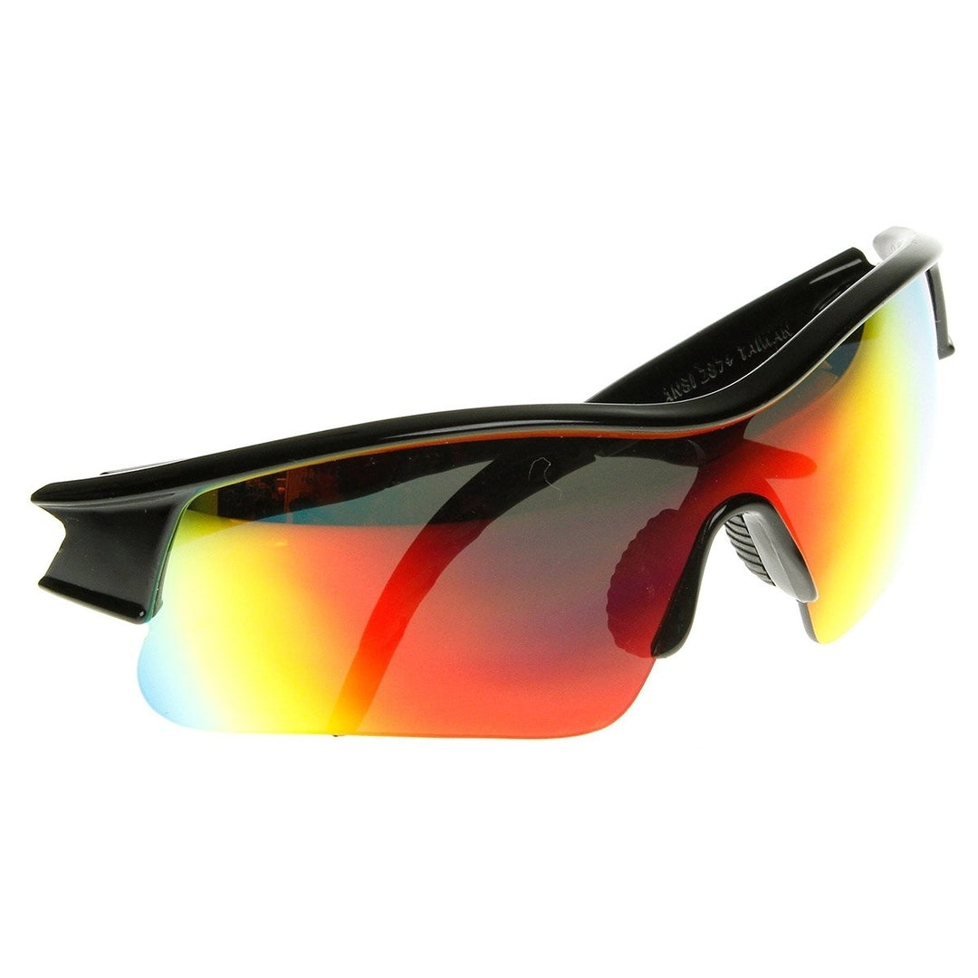 X Hunter Brand Semi Rimless Flash Mirror Lens Sports Sunglasses Image 4