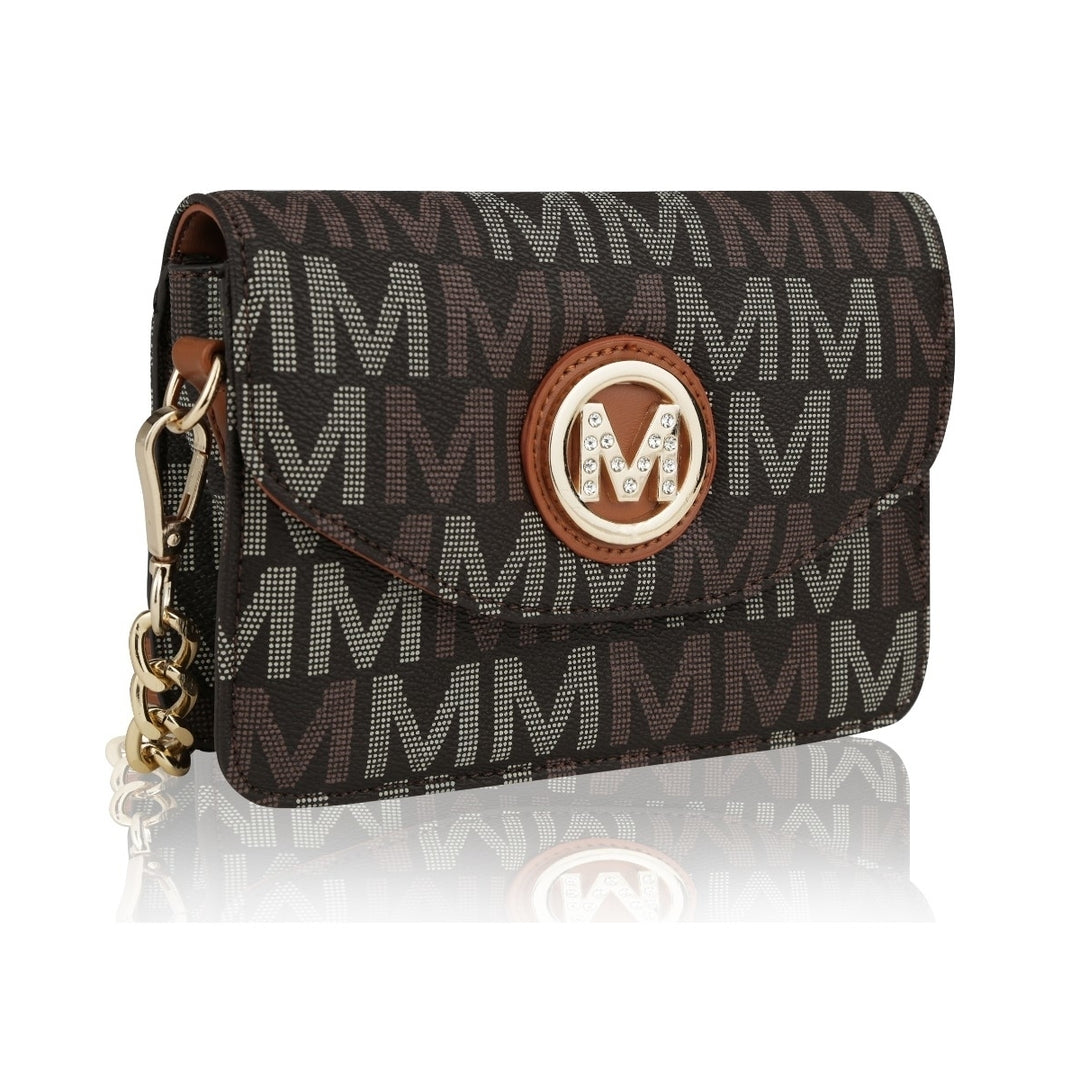 MKF Collection by Mia K. Ferrara M Signature Crossbody Handbag Image 1