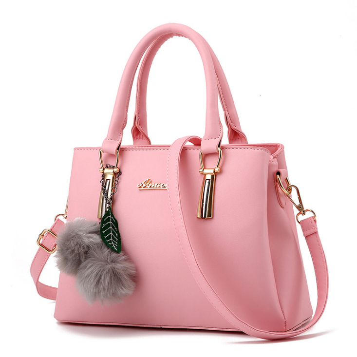 Women PU Leather Handbag Shoulder Bag Womens Tote Bags Image 2