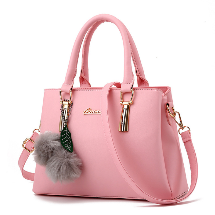 Women PU Leather Handbag Shoulder Bag Womens Tote Bags Image 1