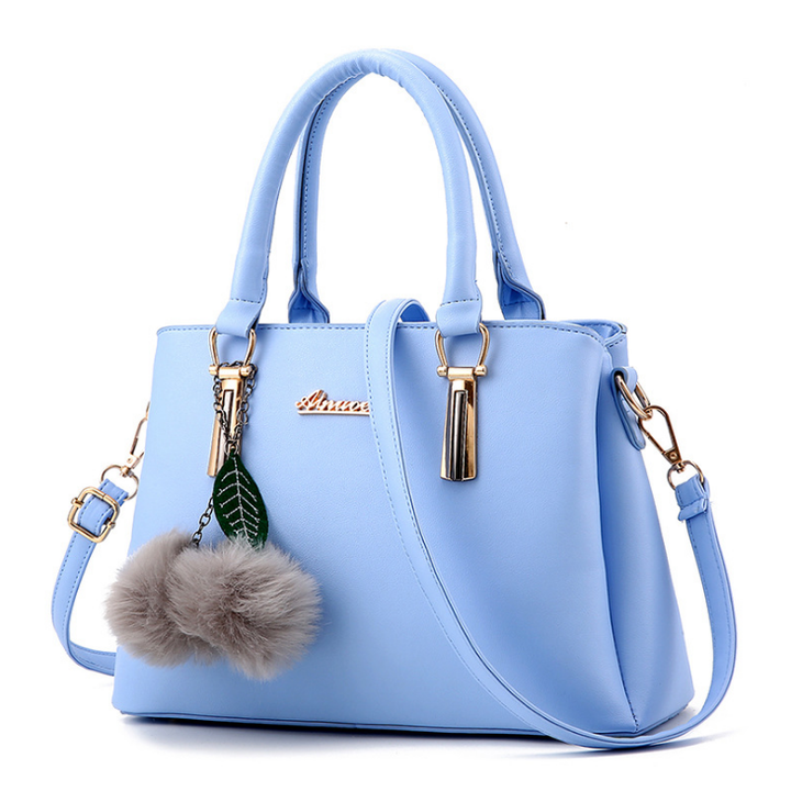 Women PU Leather Handbag Shoulder Bag Womens Tote Bags Image 1