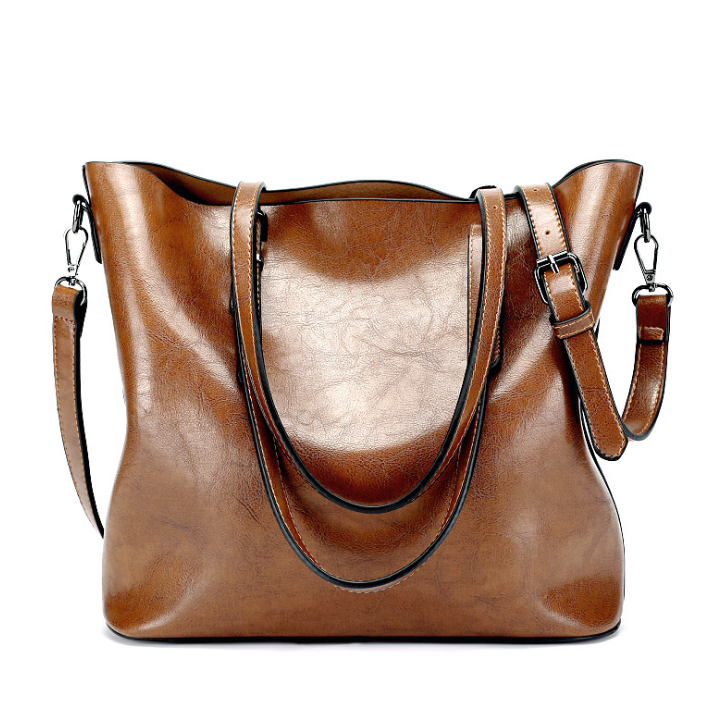 Women Handbags Fashion Handbags for Women Simple PU Leather Shoulder Bags Image 1