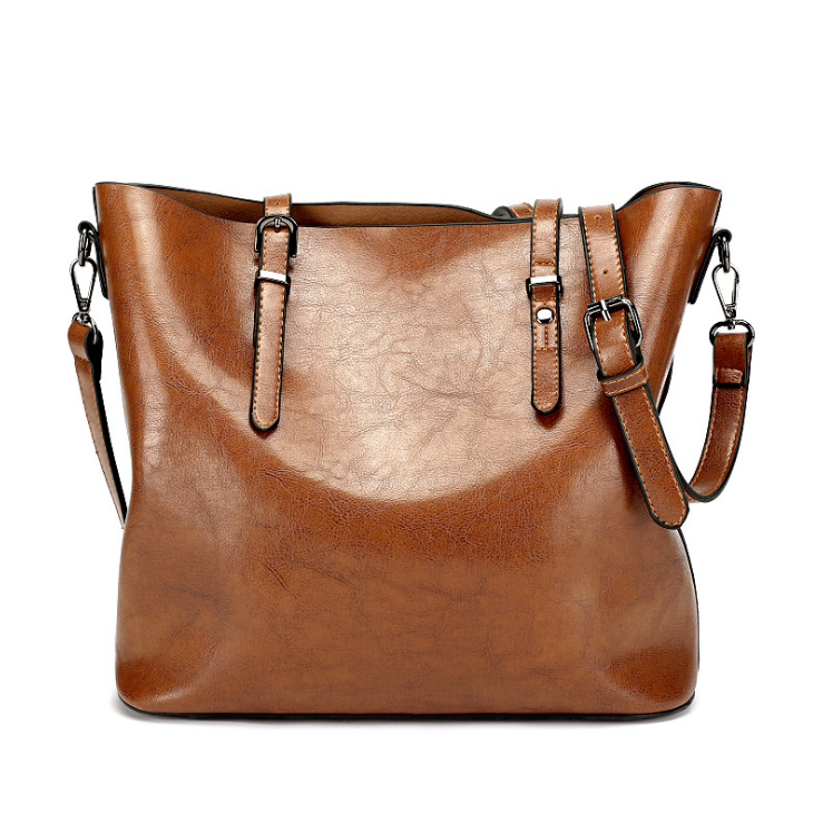 Women Handbags Fashion Handbags for Women Simple PU Leather Shoulder Bags Image 4