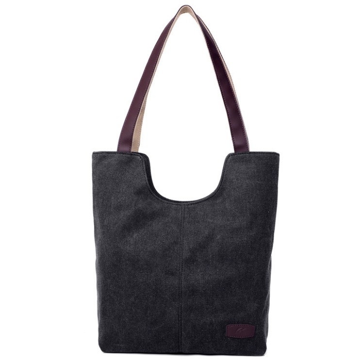 Cotton Bag Shoulder Simple Casual Handbag Image 2