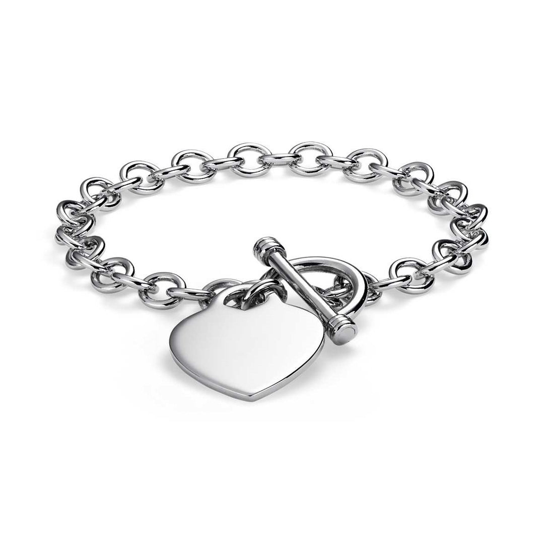 Heart Charm Toggle Bracelet Image 1