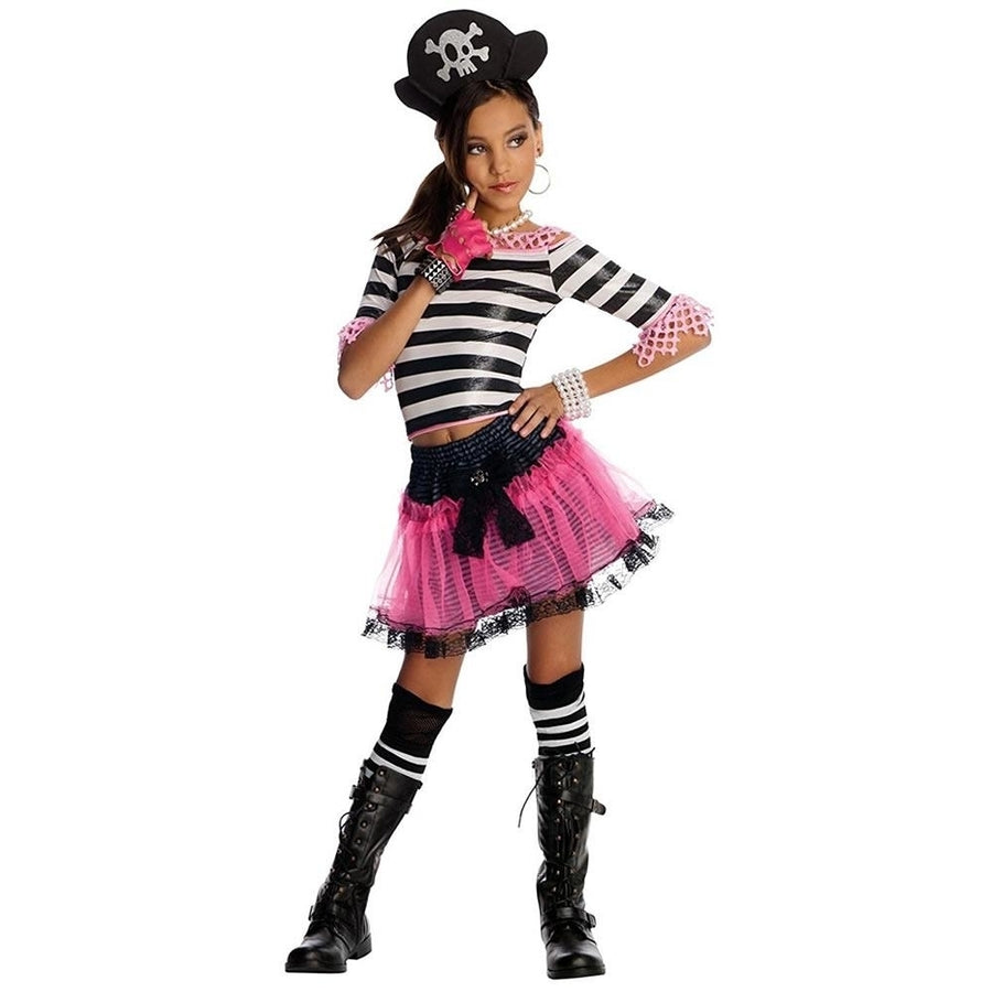 Rubies Sassy Drama Queens Pirate Treasure Costume Girls Size S 4-6 Model 884744 Image 1